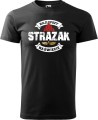 Koszulka dla strażaka Najlepszy Strażak na Świecie kolor czarny
