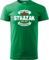 Koszulka dla strażaka Najlepszy Strażak na Świecie kolor zieleń trawy