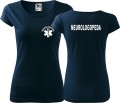 Neurologopeda 04 koszulka damska pure medyczna granat.jpg