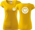 Neurologopeda 06A koszulka damska pure medyczna żółty.jpg