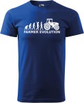 Koszulka dla rolnika z zabawnym nadrukiem Farmer Evolution
