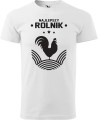 Koszulka dla rolnika z nadrukiem Najlepszy Rolnik Kolor biały