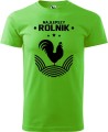 Koszulka dla rolnika z nadrukiem Najlepszy Rolnik Kolor zielone jabłko