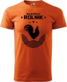 Koszulka dla rolnika z nadrukiem Najlepszy Rolnik Kolor pomarańczowy