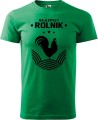 Koszulka dla rolnika z nadrukiem Najlepszy Rolnik Kolor zieleń trawy