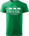 Koszulka dla rolnika z nadrukiem Najlepszy rolnik na świecie kolor zielony