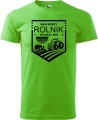 Koszulka rolnika z nadrukiem Najlepszy rolnik w całej wsi kolor green apple