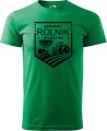 Koszulka rolnika z nadrukiem Najlepszy rolnik w całej wsi kolor zieleń trawy