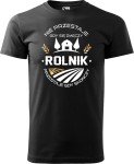 Koszulka dla rolnika - Rolnik przestaje kiedy skończy