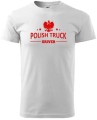 Koszulka dla kierowcy ciężarówki kolor biały nadruk Polish Truck Driver