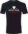 Koszulka dla kierowcy ciężarówki kolor czarny nadruk Polish Truck Driver