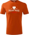 Koszulka dla kierowcy ciężarówki kolor pomarańczowy nadruk Polish Truck Driver