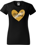 Koszulka z napisem Mama Serduszko