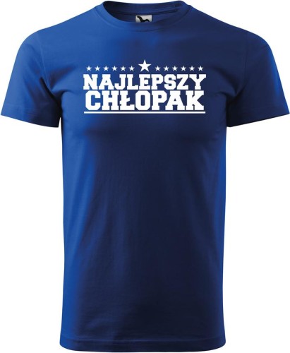 Najlepszy Chłopak koszulka męska allekoszulki prezent dzień chłopaka walentynki chaber.jpg