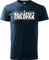 Najlepszy Chłopak koszulka męska allekoszulki prezent dzień chłopaka walentynki granat.jpg