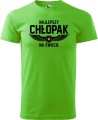 Najlepszy Chłopak na Świecie koszulka męska allekoszulki prezent dzień chłopaka walentynki green apple.jpg