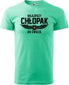 Najlepszy Chłopak na Świecie koszulka męska allekoszulki prezent dzień chłopaka walentynki mieta.jpg