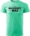 Najlepszy Mąż koszulka męska allekoszulki prezent dzień chłopaka walentynki mięta.jpg