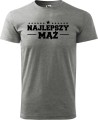 Najlepszy Mąż koszulka męska allekoszulki prezent dzień chłopaka walentynki szary.jpg