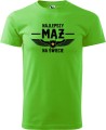 Najlepszy Mąż na Świecie koszulka męska allekoszulki prezent dzień chłopaka walentynki green apple.jpg