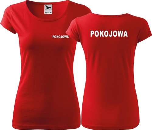 Pokojowa 03 koszulki damskie medyczne PURE allekoszulki allemedyczne czerwony.jpg