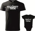 Najlepszy Tata Najlepsza Córka 01 koszulka męska allekoszulki tshirt prezent na dzień taty zestaw body czarny.jpg
