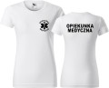 Opiekunka Medyczna 04 damska koszulka medyczna bawełniana tshirt biała.jpg