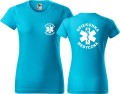 Opiekunka Medyczna 05 damska koszulka medyczna bawełniana tshirt turkus.jpg