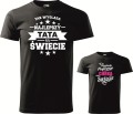 Tak wygląda najlepszy Tata Najlepsza Córka na Świecie koszulka męska allekoszulki tshirt prezent na dzień taty zestaw koszulki dziecięce czarne.jpg