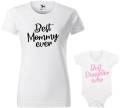 Best Mommy Doughter ever koszulka damska body allekoszulki biała.jpg