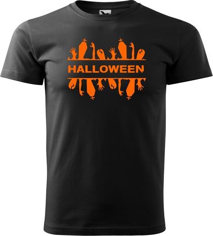 koszulka halloween dla dzieci kolor czarny