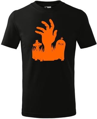 AlleKoszulkipl Allekoszuki koszulka z nadrukiem Halloween dla dzieci przebranie 2 Dynia Cmentarz Duch Duszek Duszki Kot Zombie.jpg