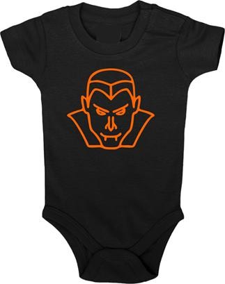 Body dziecięce WAMPIR kolor czarny