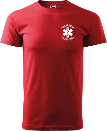 Terapeuta Zajęciowy 02 męska koszulka allemedyczne tshirt medyczna czerwony.jpg