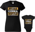 Mama Córka Squad koszulka damska body allekoszulki czarna.jpg
