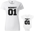 Mommy Mommy`s Girl koszulka damska body allekoszulki biała.jpg