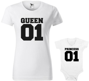 Zestaw koszulka i body "Queen Princess"