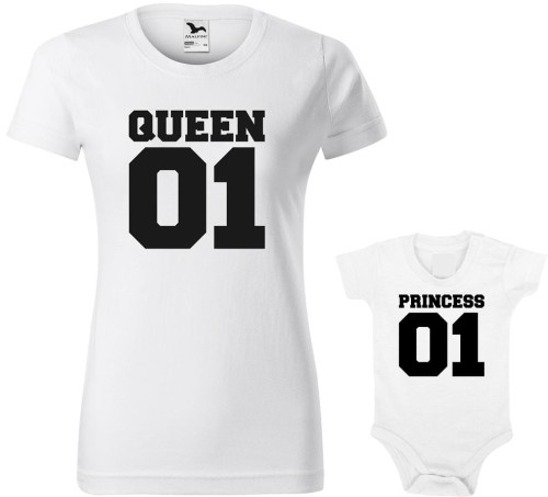 Queen Princess 01 koszulka damska body allekoszulki biała.jpg