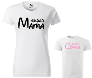 Zestaw Mama Córka - Super Mama Super Córka"