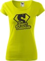 Super Babcia 01 koszulka damska pure allekoszulki prezent na dzień babci limonka.jpg