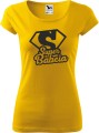 Super Babcia 01 koszulka damska pure allekoszulki prezent na dzień babci żółty.jpg