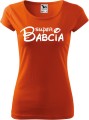 Super Babcia 02 koszulka damska pure allekoszulki prezent na dzień babci pomarańcz.jpg