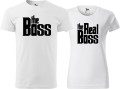 The Real Boss Loading damska męska koszulka allekoszulki allekoszulkipl zestaw dla par biała.jpg