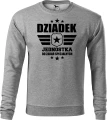 Bluza dla dziadka z nadrukiem Dziadek jednostka do zadań specjalnych prezent na dzień dziadka kolor szary