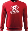 Bluza dla dziadka z nadrukiem Super Dziadek Superman prezent na dzień dziadka kolor czerwony