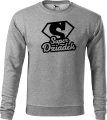 Bluza dla dziadka z nadrukiem Super Dziadek Superman prezent na dzień dziadka kolor szary