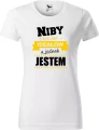AnyConv.com__Niby nie ma Ideałów a jednak damska koszulka prezent na walentynki dzień kobiet urodziny biała.webp