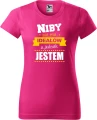 AnyConv.com__Niby nie ma Ideałów a jednak damska koszulka prezent na walentynki dzień kobiet urodziny malina.webp