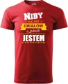 AnyConv.com__Niby nie ma Ideałów a jednak męska koszulka prezent na walentynki dzień chłopaka urodziny czerwony.webp