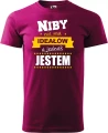 AnyConv.com__Niby nie ma Ideałów a jednak męska koszulka prezent na walentynki dzień chłopaka urodziny malina.webp
